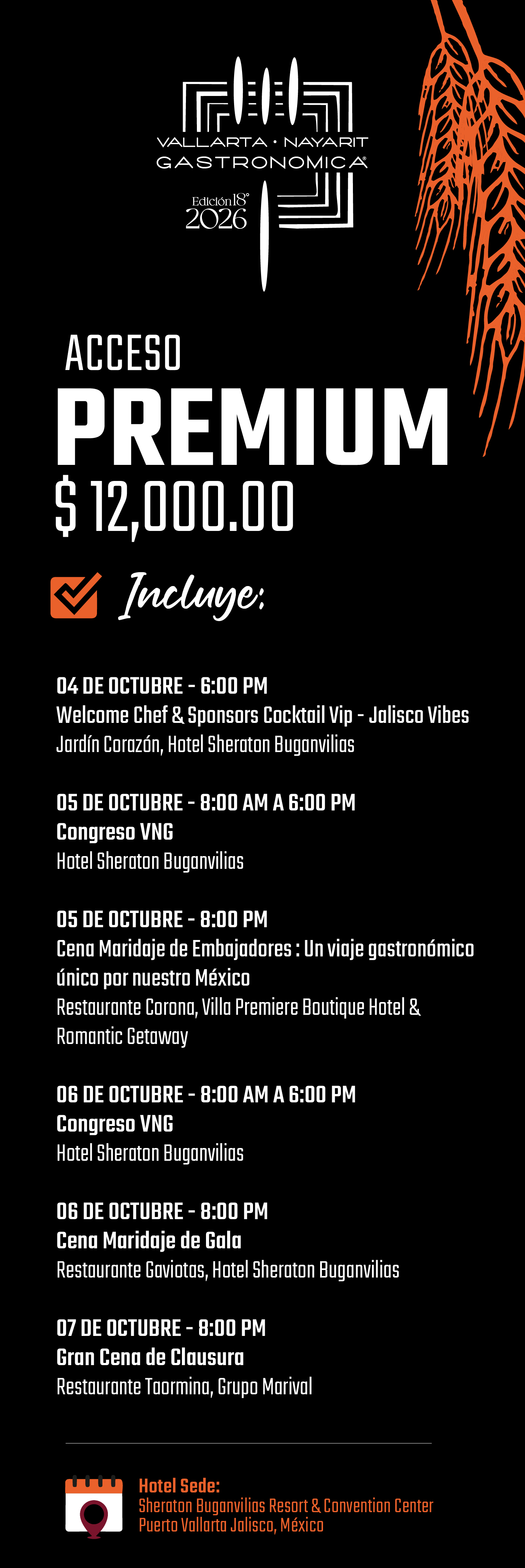 Boleto Junior de Vallarta Nayarit Gastronómica 2026